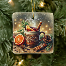 Personalisierter Weihnachtsmarkt Weinwanderwege Ma Keramikornament