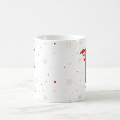 Personalisierter Weihnachtsmonogramm-F-Becher Kaffeetasse (Mittel)