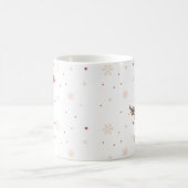 Personalisierter Weihnachtsmonogramm-I-Becher Kaffeetasse (Mittel)