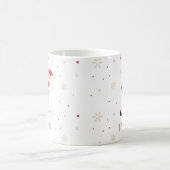 Personalisierter Weihnachtsmonogramm-J-Becher Kaffeetasse (Mittel)