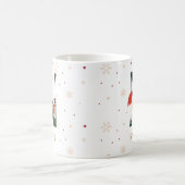 Personalisierter Weihnachtsmonogramm-N-Becher Kaffeetasse (Mittel)