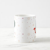 Personalisierter Weihnachtsmonogramm-P-Becher Kaffeetasse (Mittel)