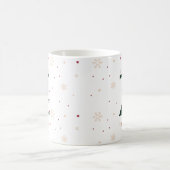 Personalisierter Weihnachtsmonogramm-Z-Becher Kaffeetasse (Mittel)