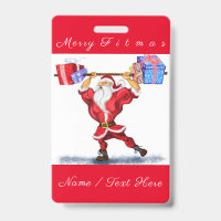 Personalisierter Weihnachtsname Abzeichen Weihnach