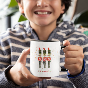 Personalisierter Weihnachtsnussknacker für Kinder Tasse