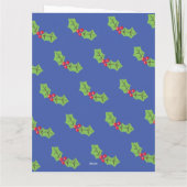 Personalisierter WeihnachtsPenguin Karte (Rückseite)