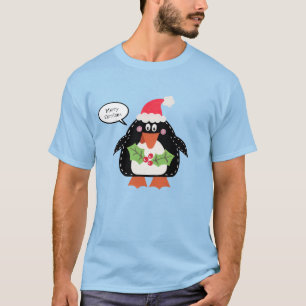 Personalisierter WeihnachtsPenguin T-Shirt