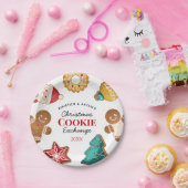 Personalisierter Weihnachtsplätzchen-Austausch mit Pappteller (Party)