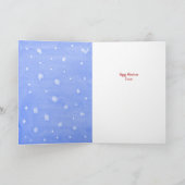 Personalisierter Weihnachtspolar Karte (Innenseite)