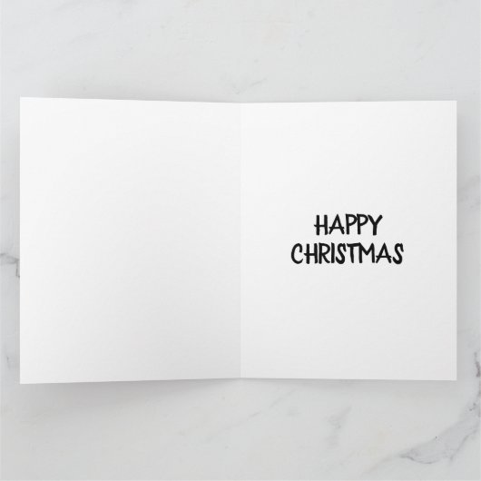 Personalisierter Weihnachtspolar Karte (Innenseite)