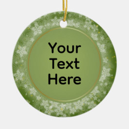 Personalisierter Weihnachtsschlüssel Keramik Ornament