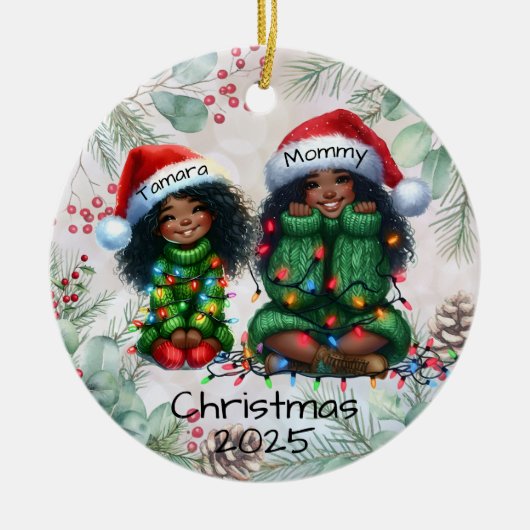 Personalisierter Weihnachtsschmuck  (Vorne)
