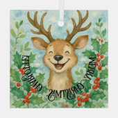 Personalisierter Weihnachtsschmuck (Rückseite)