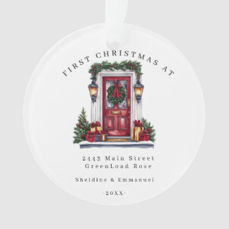 Personalisierter Weihnachtsschmuck für das neue Zu Ornament