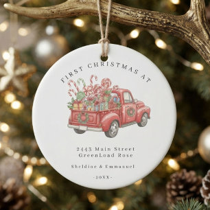 Personalisierter Weihnachtsschmuck für das neue Zu Ornament