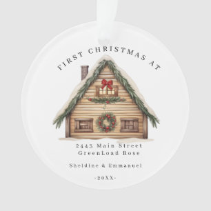 Personalisierter Weihnachtsschmuck für das neue Zu Ornament