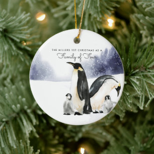 Personalisierter Weihnachtsschmuck für eine Famili