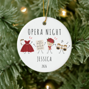 Personalisierter Weihnachtsschmuck 'Opern-Nacht'