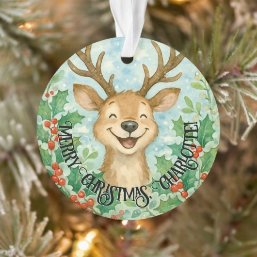 Personalisierter Weihnachtsschmuck Ornament (Baum)