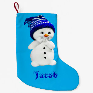 Personalisierter Weihnachtsschnee Kleiner Weihnachtsstrumpf