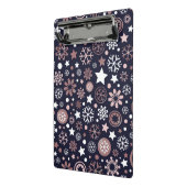Personalisierter Weihnachtsschnee Mini Klemmbrett (Gewinkelt2)