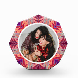 Personalisierter Weihnachtssternspass Jolly Red Li Fotoblock