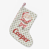 Personalisierter WeihnachtsStrumpf mit dem Weihnac Kleiner Weihnachtsstrumpf (Vorderansicht (hängend))