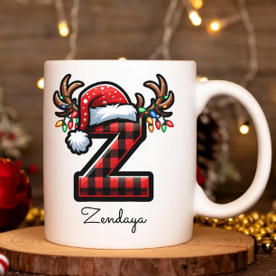 Personalisierter Weihnachtstasse-Geschenk mit Mono Kaffeetasse