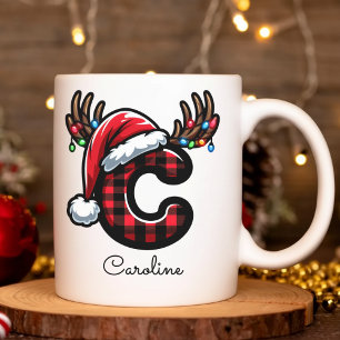 Personalisierter Weihnachtstasse-Geschenk mit Mono Kaffeetasse