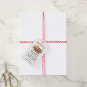 Personalisierter Weihnachtstopf-Potpourri Geschenkanhänger (Mit Garn)