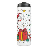 personalisierter Weihnachtswärmer Thermosbecher (Vorderseite)