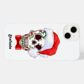 Personalisierter Weihnachtszuckerhut Case-Mate iPhone Hülle (Rückseite (Horizontal))