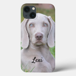 Personalisierter Weimaraner Welpenhund Case-Mate iPhone Hülle