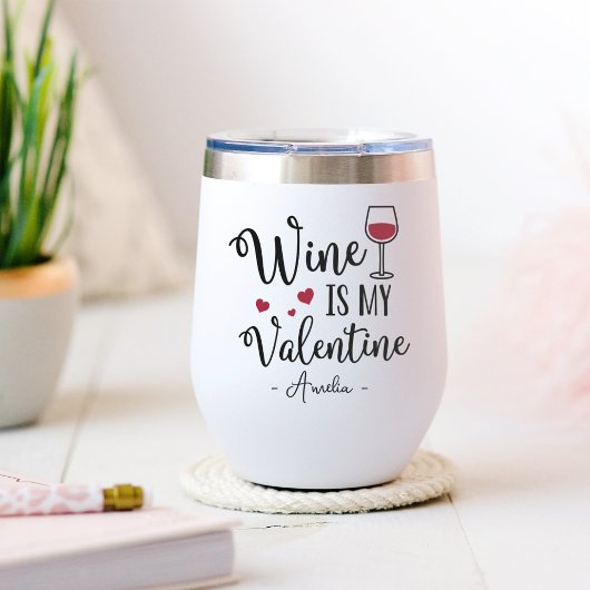 Personalisierter Wein ist mein Valentin