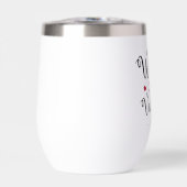 Personalisierter Wein ist mein Valentin (Vorderseite)