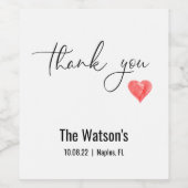 Personalisierter Wein & Sparkling Weinkultur und E Weinetikett (Einzelnes Label)