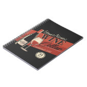 Personalisierter Weinkeller Flaschen Bar Notizblock (Linke Seite)