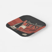 Personalisierter Weinkeller Flaschen Bar Pappteller (Gewinkelt)