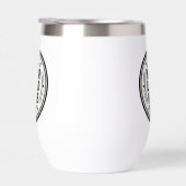 Personalisierter Weintumbler (Rechts)