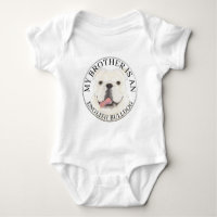 Personalisierter Weißer Englischer Bulldogge Hund