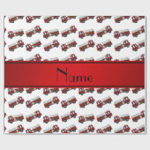 Personalisierter weißer geschenkpapier (Flach)