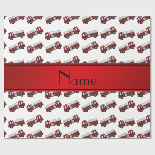 Personalisierter weißer geschenkpapier (Flach)