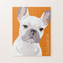 Personalisierter Weißer Hund