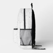 Personalisierter weißer minimalistischer Rucksack  (Rechts)