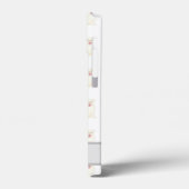 Personalisierter weißer Mops Case-Mate iPhone Hülle (Rückseite / Links)