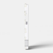 Personalisierter weißer Poodle Case-Mate iPhone Hülle (Rückseite / Links)