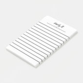 Personalisierter weißer Post - Anmerkungen Post-it Klebezettel (angewinkelt)