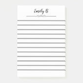 Personalisierter weißer Post - Anmerkungen Post-it Klebezettel (Vorderseite)