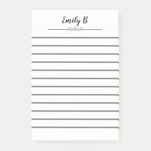 Personalisierter weißer Post - Anmerkungen Post-it Klebezettel (Vorderseite)