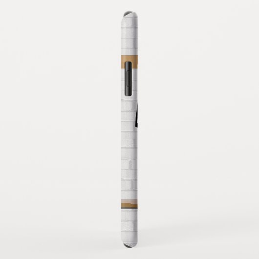 Personalisierter weißer schwarzer Fußball-Fußball Case-Mate iPhone Hülle (Hinten/Rechts)